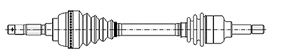 (x) AKS ÖN SOL DUCATO 2.8 TDI 97-02 -BOXER-JUMPER 2.0 2.5 D 2.5TDI (94-00) 14Q (abs li ) - CIFAM - OEM 1491239080