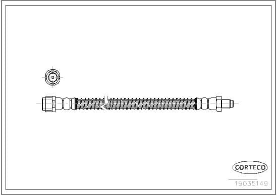 FREN HORTUMU ARKA MERCEDES W204 S204 C204 S212 C20...