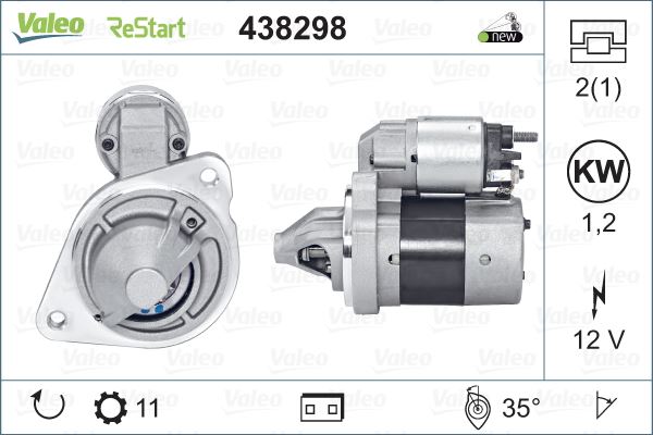 MARŞ MOTORU FORD BMAX-CMAX-ECOSPORT-FİESTA-FOCUS-M - VALEO - OEM CV6T