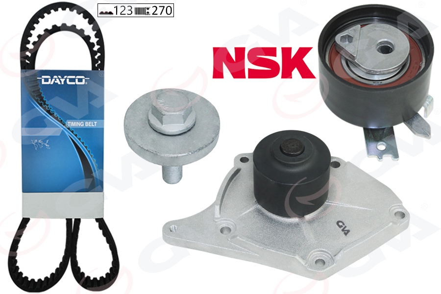 SU POMPALI TRIGER SETI (123 DIS 27MM) CLIO II 01 - GVA - OEM 7701478031