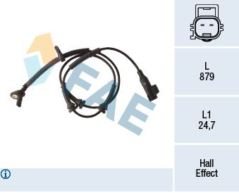 ABS SENSORU ON LAND ROVER FREELANDER 2 L359 06>14 - FAE - OEM LR001056
