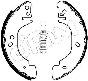 FREN PABUCU FORD EUROPE TRANSİT V (E1) : 2.0;2.0 İ;2.0İ;2.5 Dİ;2.5 TD - CIFAM - OEM 1570207