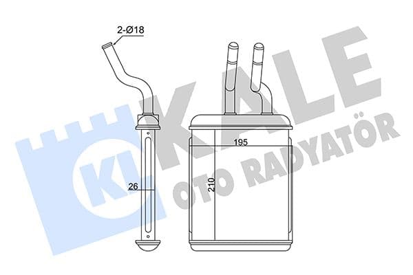KALORİFER ALFA ROMEO 156-GTV-SPIDER HEATER CORE