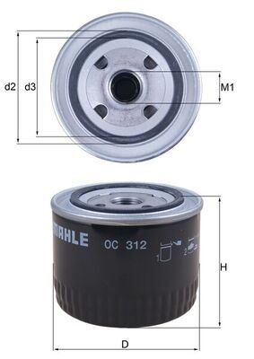 YAG FILTRESI LAND ROVER FREELANDER I 20T2N L314 - MAHLE - OEM ERR5542