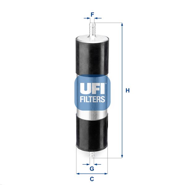 YAKIT FİLTRESİ AUDI A6 2.0 TDI (04-)-SEAT EXEO 2.0TDI (08-) - UFI - OEM 4F0127401F
