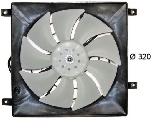 Kühlmittelkühler-/Kondensator-Lüfter FIAT SEDICI — MAHLE CFF389000S - MAHLE