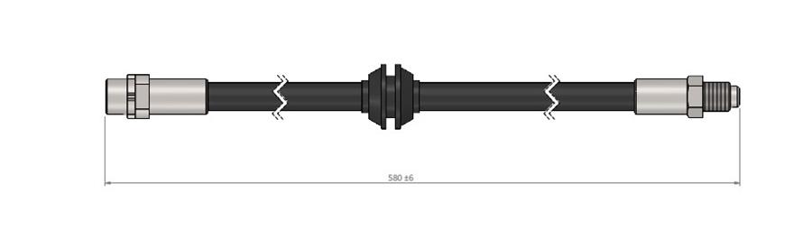 FREN HORTUMU ön 7 serıes (E65)(E66) 02- - CAVO - OEM 34326753610