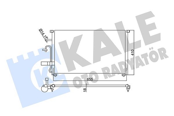 KONDENSER AL/PL/BRZ EVANDA - KALE - OEM 96327357