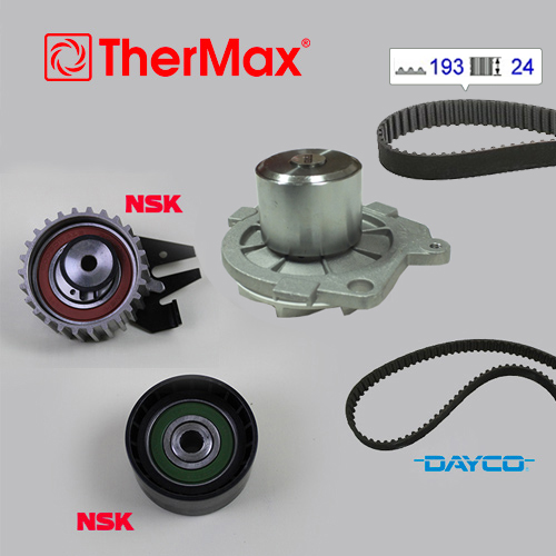 DEVİRDAİMLİ EKSANTRİK GERGİ KİTİ FIAT DOBLO 01> - THERMAX - OEM 71736714