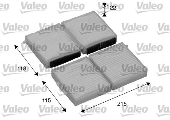 (x) KABİN FİLTRESİ MAZDA 323 VI (BJ) 2.0 16V 130HP 11/00-05/04 - VALEO - OEM CB1261J6X9B