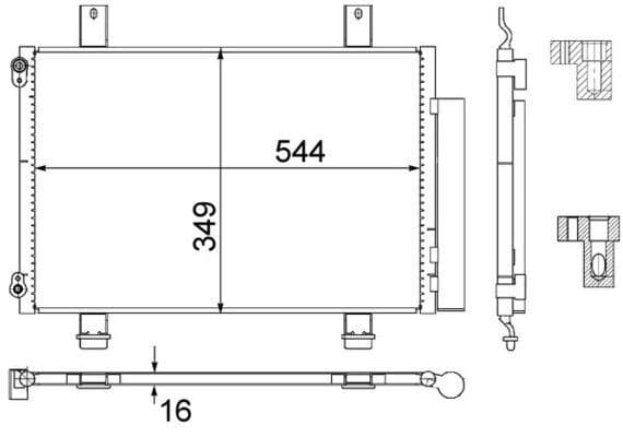 A/C-Kondensator SUZUKI SWIFT P/D