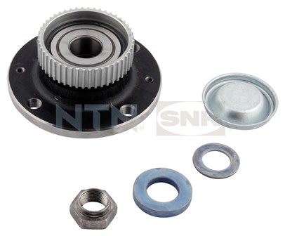 ARKA TEKER PORYASI KOMPLE (ABS`Lİ) PEUGEOT P206 00> 4 BİJON - SNR - OEM 3748.41