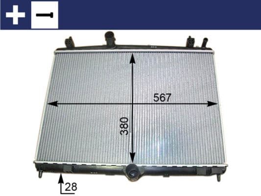 RADYATÖR C5 09>P508 10>1.6HDI (EP6CDT) (MEK+...