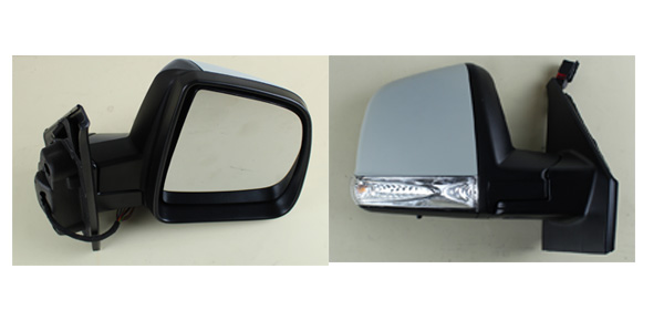 DIŞ DİKİZ AYNASI ELEKTRİKLİ SAĞ DOBLO III 2011 MD. SİNYALLİ (KATLANIR / POWER FLOK) ASTARLI (10 FİŞ) - GOLD - OEM 735645699