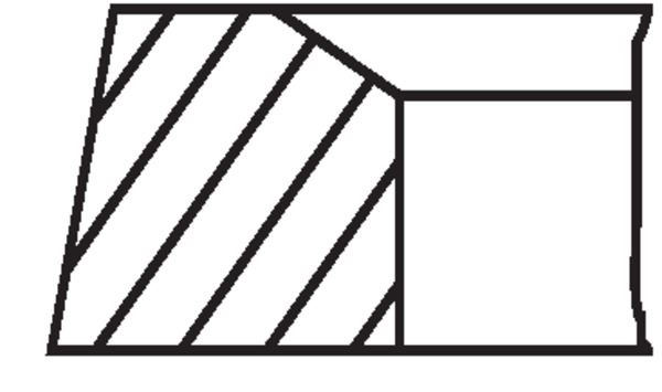 RİNGSET (77.01)MM VW - MAHLE