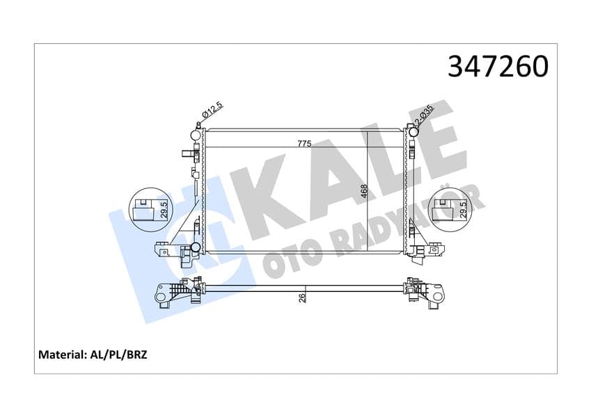 RADYATÖR MASTER III-MOVANO B 2.3DCI-CDTI 10=> (...
