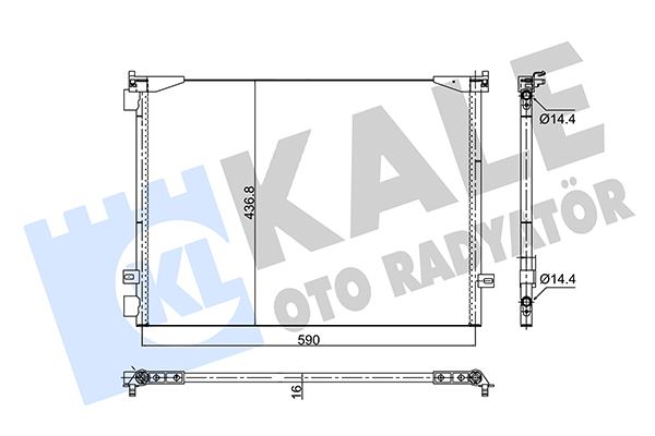 KLIMA RADYATORU 570×436.8X16 BRAZING AL/AL KURUTUCUSUZ NISSAN PRIMASTAR 1.9DCI 2.0 - RENAULT TRAFIC II 2.0 1.9DCI 2.0 16V - OPEL VIVARO A 1.9DI/DTI 2.0 16V 2.0 ECOTEC 01- - KALE - OEM 7700312901
