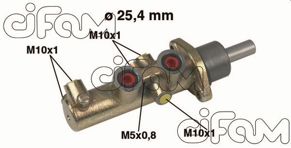 FREN ANA MERKEZ DUCATO-JUMPER-BOXER 94>00 1.9-2.0-2.2-2.5-2.8 HDI ( 25,4 mm) - CIFAM - OEM 9949588