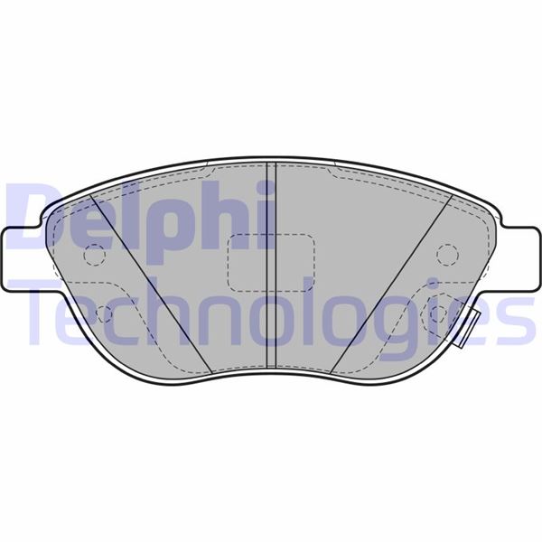 ÖN BALATA CORSA D (BÜYÜK TİP) 1.3 CDTI 07/06=> FIAT 500L 12> 0.9T 1.4 1.3D MTJ 1.6D MTJ - DELPHI - OEM 93189816