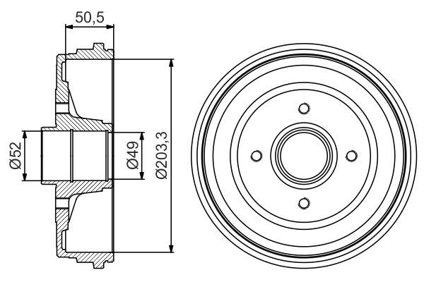 ARKA FREN KAMPANASI (RULMANLI ABS SENSÖRLÜ) RENAUL - BLUEPRINT - OEM 432021782R
