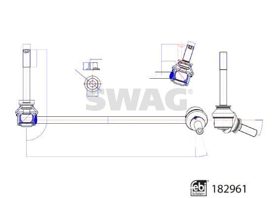 Z ROT DİREKSİYON VE ASKI BMW (FEBI 182961)
