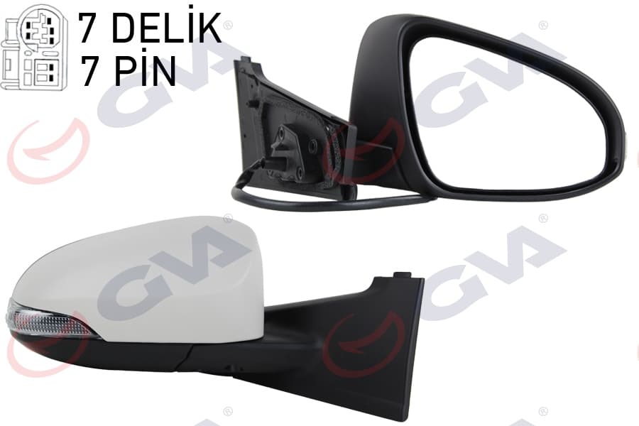 DIŞ DİKİZ AYNASI SAĞ (ELEKTRİKLİ + ISITMALI + SİNY...