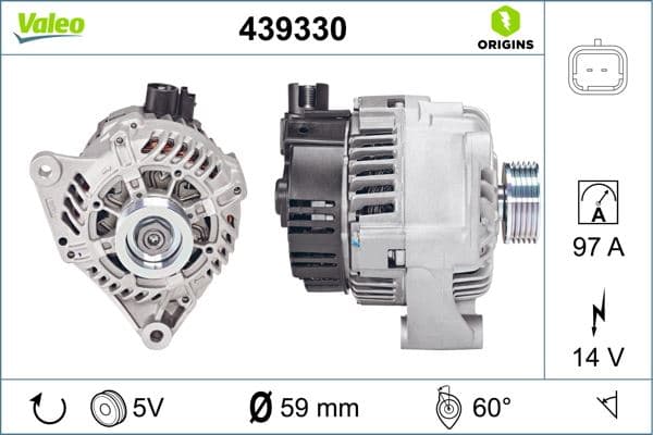 ALTERNATÖR 97A P106-P306 (TÜM MOD)-PARTNER-BERLING...