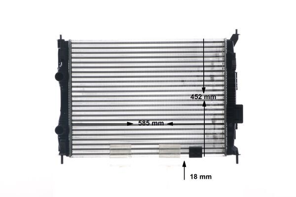 Kühlmittelkühler NISSAN QASHQAI 2006>2008 - MAHLE