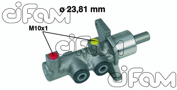 FREN ANA MERKEZİ ASTRA G 98-09 ZAFIRA A 98>05 - CIFAM - OEM 9193225