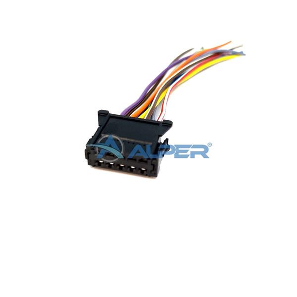 KALORİFER SOKETİ MEGANE II 02=> (10 PİM) - ALPER - OEM 7701207717