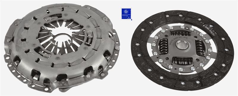 DEBRİYAJ SETİ FORD TRANSİT-RANGER-V347 06> 2.2 TDCİ (ÖNDEN ÇEKER) - SACHS - OEM AB397540DA-6C117540EA-6C117540DE