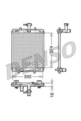 RADİATOR. ENGİNE COOLİNG CITROËN C1 I (05-14)