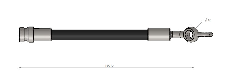 FREN HORTUMU arka VERSO 09- - CAVO - OEM 90947W2016