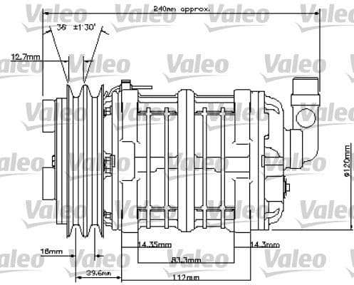 KOMPRESÖR TM15 2AG 12V V-O