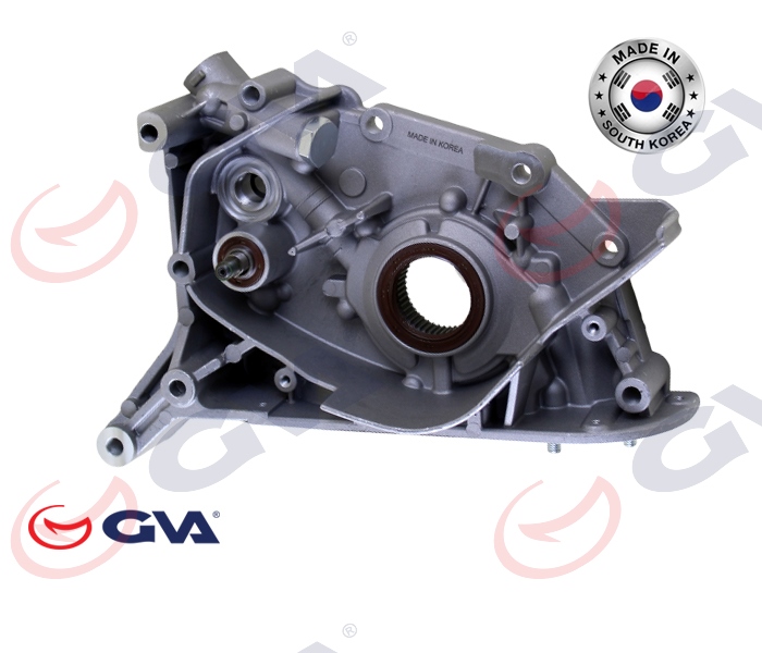 YAĞ POMPASI HYUNDAI H100 2,5L D4BA D4BB 4D55 4D56 PANELVAN 94-05 2,5L D4BH Kamyonet 04-12 / GALLOPER 2,5L D4BH TCİ 99-03 / STAREX 2,5L D4BH, 4D56 TC TCI 04-10 / KIA PREGIO K2500 2,5L D4BH TCİ 00-> (YÜKSEKLİK 13mm) - GVA - OEM 2134042105