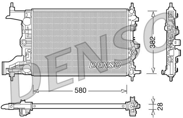 SU RADYATÖRÜ ASTRA J 2010 > 2020 (MANUEL) (580x...
