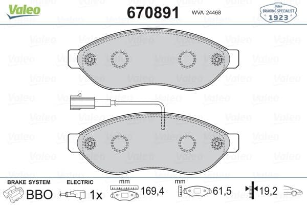 ÖN BALATA DUCATO 3-4-BOXER 3-4-JUMPER 3-4 06>11