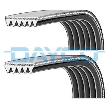V KAYIŞ SETİ 5PK 690+6PK 1019 FORD FİESTA-FUSİON 02> 1.4-1.6 ZETEC - DAYCO - OEM 2S6E6D314AD