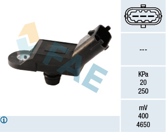 MAP SENSÖRÜ FIAT DOBLO 05> 500 07> PUNTO 09> BRAVO II 07>14 BRAVA 00> ALFA ROMEO GIULIETTA 10> MITO 09> 147 01> 156 01> LANCIA YPSILON 03>11 DELTA III 07>14 1.3JTD 1.4 TB 1.9JTD - VDO - OEM 55206796