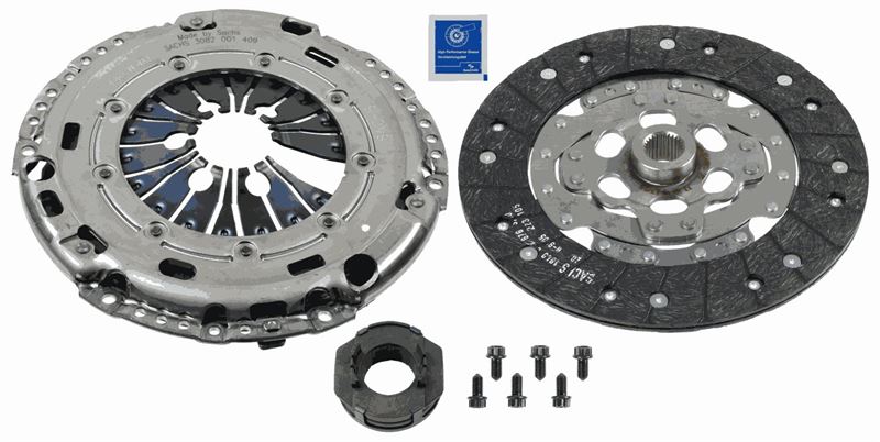 (970001)DEBRİYAJ SETİ CADDY III-GOLF V-VI-JETTA III-A3-LEON1.6TDI-1.9TDI09>(BKC.BLS.BLS/F.BXE-CAYC) - SACHS - OEM 03G141015AA