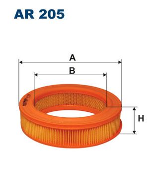 HAVA FİLTRESİ ESCORT/ORION 1.1/1.3 70> - FILTRON - OEM 711F9601AB