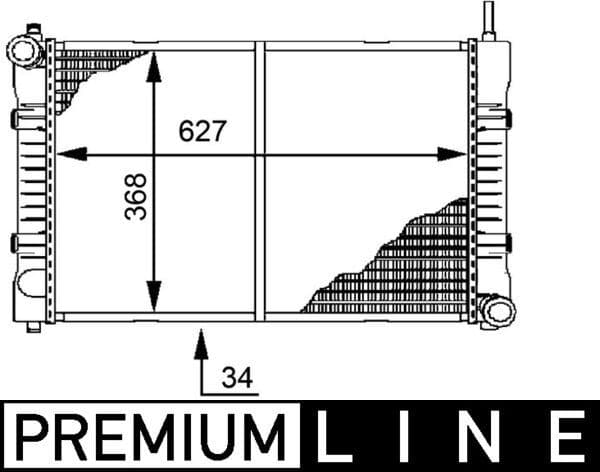 Kühlmittelkühler MB T2 / LN1