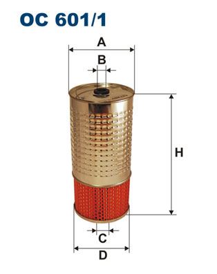 YAĞ FİLTRESİ AC DELCO — FILTRON OC601.1 - FILTRON - OEM AC6244E