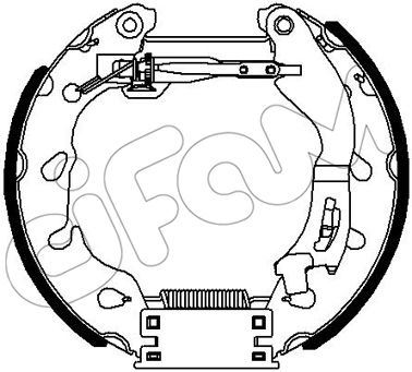 HIZLI TAMİR KİTİ(PAPUÇ+FREN SİLİNDİRİ+YAYLAR) FIAT / FORD EUROPE .6 FLEX / PANDA II (169) : 1.1;1.2; - CIFAM