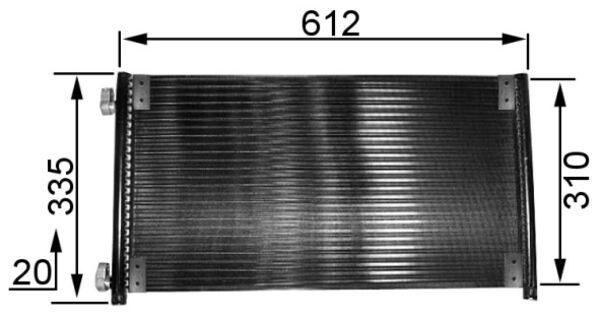 A/C-Kondensator FIAT PUNTO - MAHLE