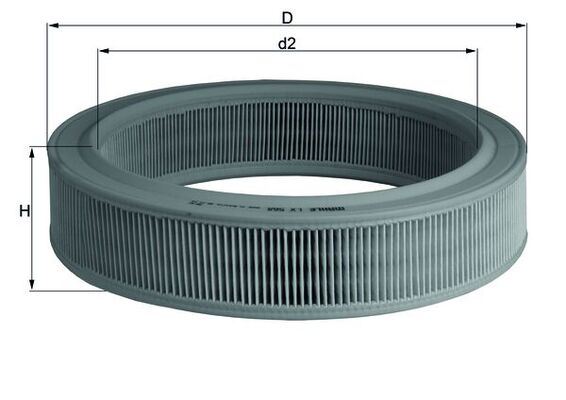 HAVA FİLTRESİ CADDY II (95-04) GOLF III (91-97)POLO (94-99)CORDOBA (93-99)IBIZA II- 1.4-1.6 - MAHLE - OEM 030129620A