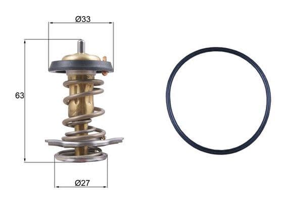 TERMOSTAT 82 °C FIAT DUCATO 06>14 DUCATO 15>