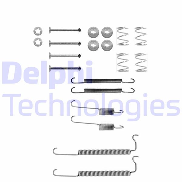 ARKA FREN PABUÇ MONTAJ TAKIMI OPEL VECTRA A-ASTRA F-CORSA-ASCONA-DEARANOS-CİELO-ESPERO-LANOS - DELPHI - OEM 16006290