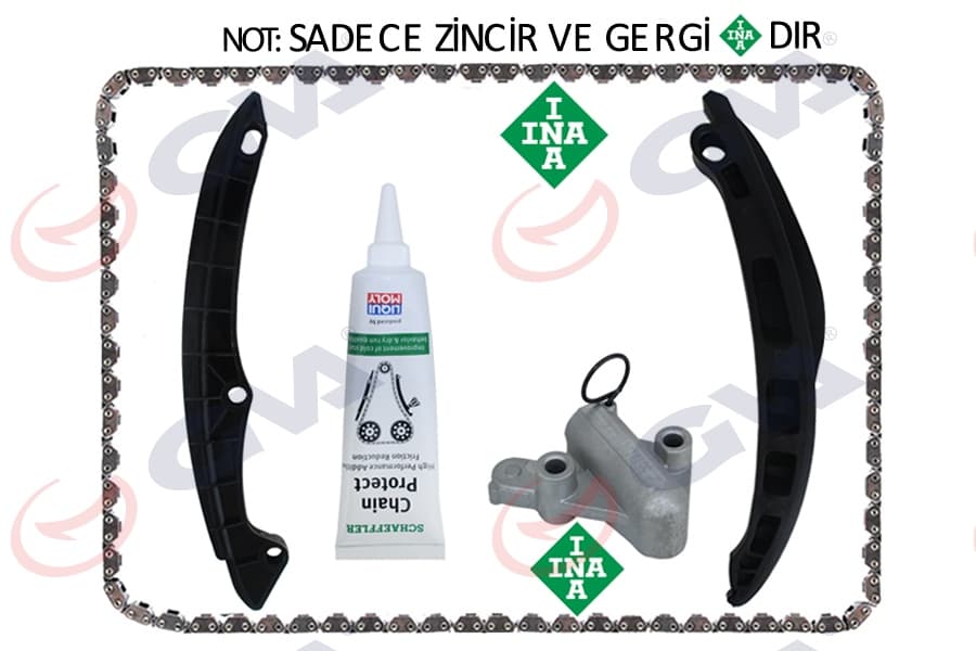 EKSANTRİK ZİNCİR SETİ GOLF5/6-JETTA-PASSAT-SCIROCC...