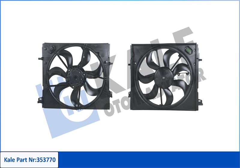 FAN MOTORU DAVLUMBAZLI 12V NISSAN QASHQAI II X-TRAIL - RENAULT KADJAR 1.5/1.6DCI 1.6DCI 4×4 15- - KALE - OEM 214814EB0A
